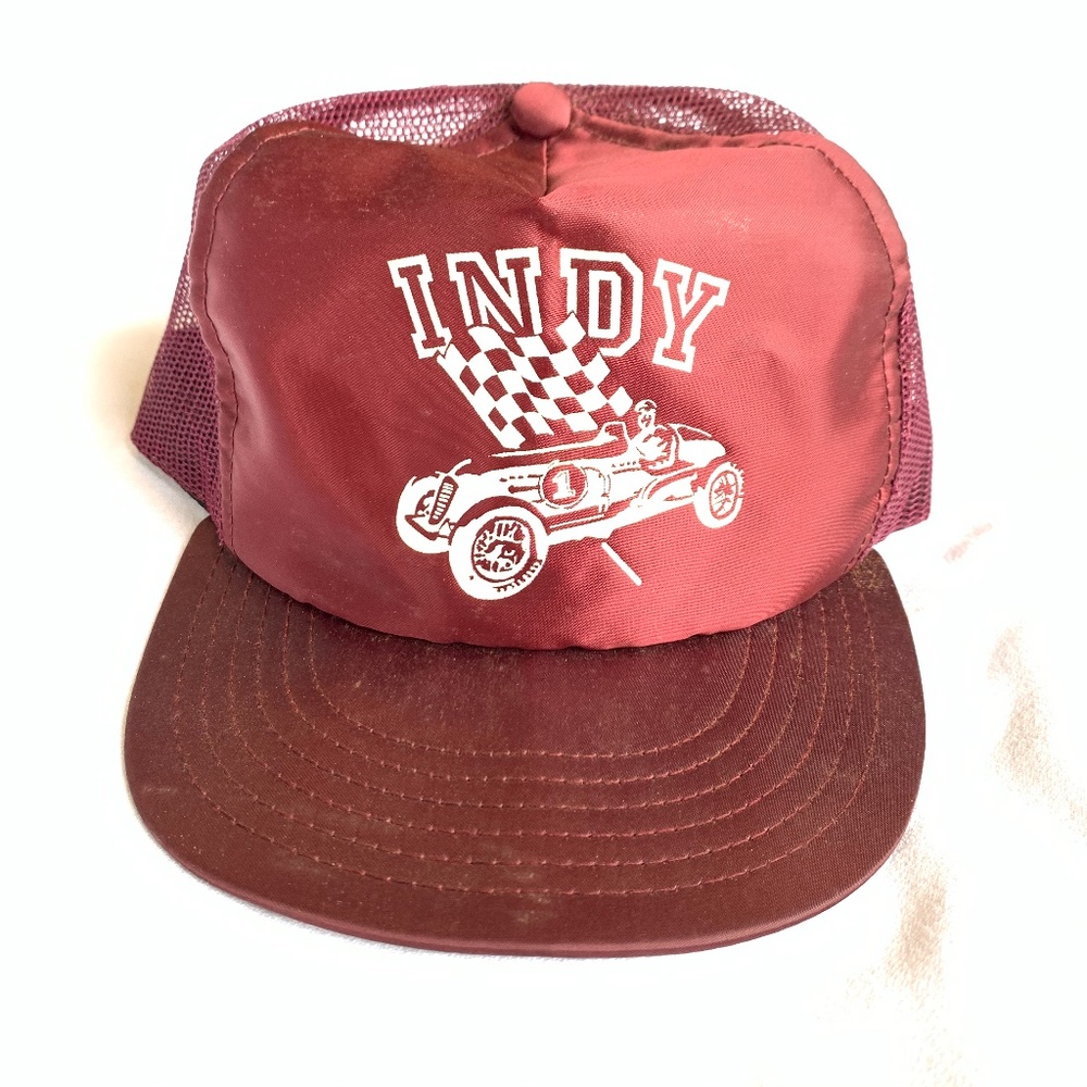 Vintage INDY Racing Mesh Trucker Snapback Hat